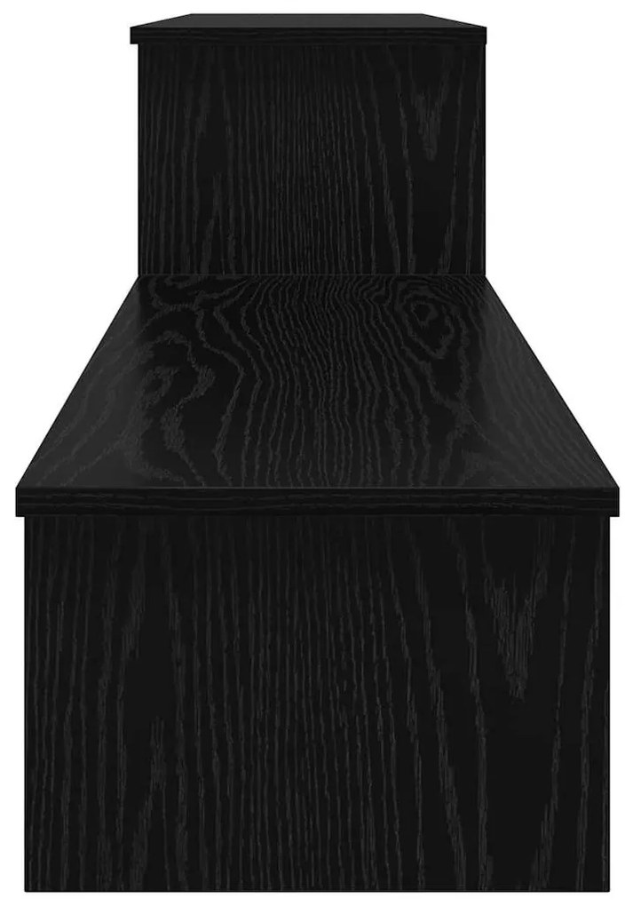vidaXL Ντουλάπι TV Μαύρη δρυς 180 x 30 x 43 εκ. Επεξεργασμένο ξύλο