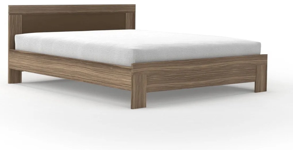 Κρεβάτι Juliet Διπλό Χωρίς Πάτωμα Χρυσός Δρύς 160x200εκ