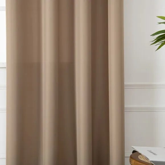 Beauty Home Ύφασμα κουρτίνας με το μέτρο μεσαίας σκίασης Effect Art 8443 Φ320 Μπεζ