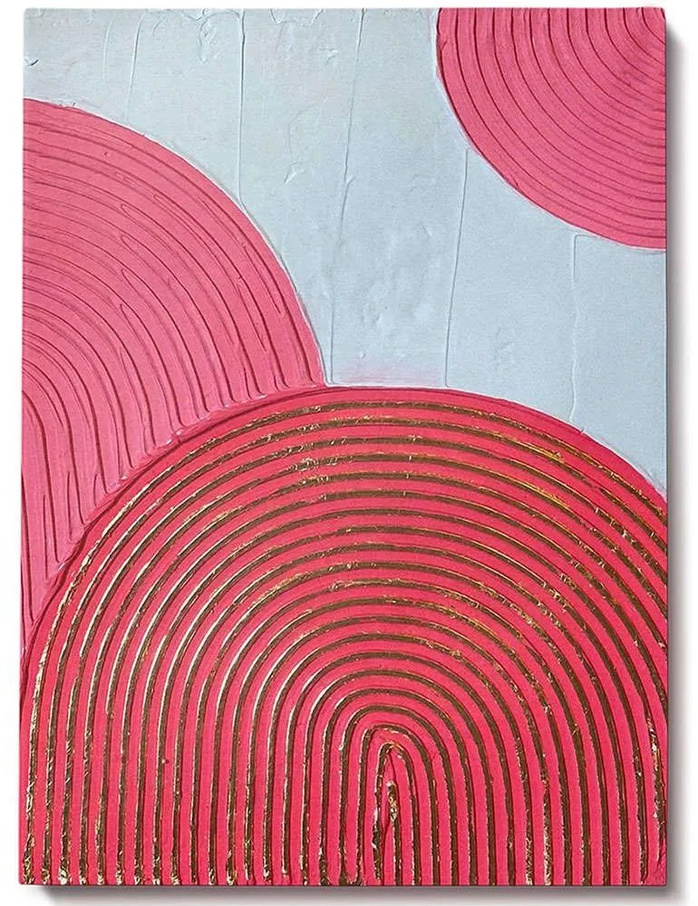 Πίνακας Καμβάς 3D 112RGN1141 50x70cm Multi Wallity Κάθετοι Wood, Canvas