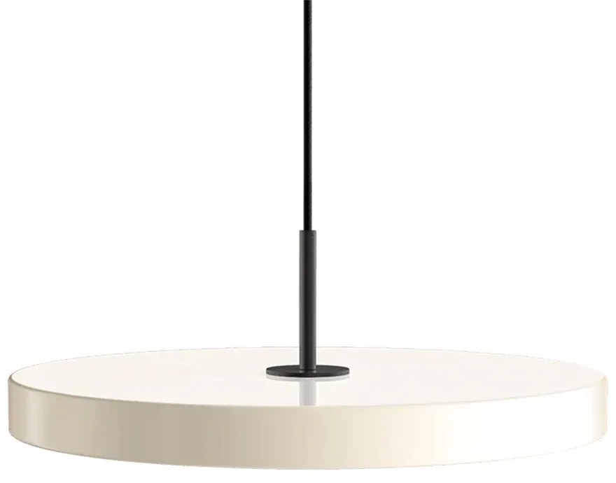Φωτιστικό Οροφής Asteria Medium Black 2170C4173 Φ43x4cm Led 1300lm 16W 3000k Pearl White Umage