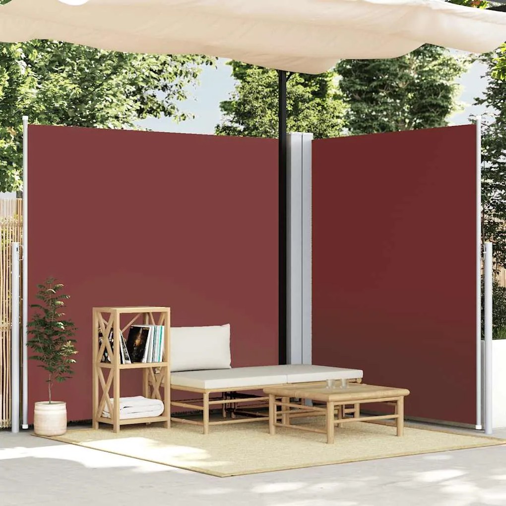 vidaXL Σκίαστρο Πλαϊνό Συρόμενο Καφέ 220 x 600 εκ.