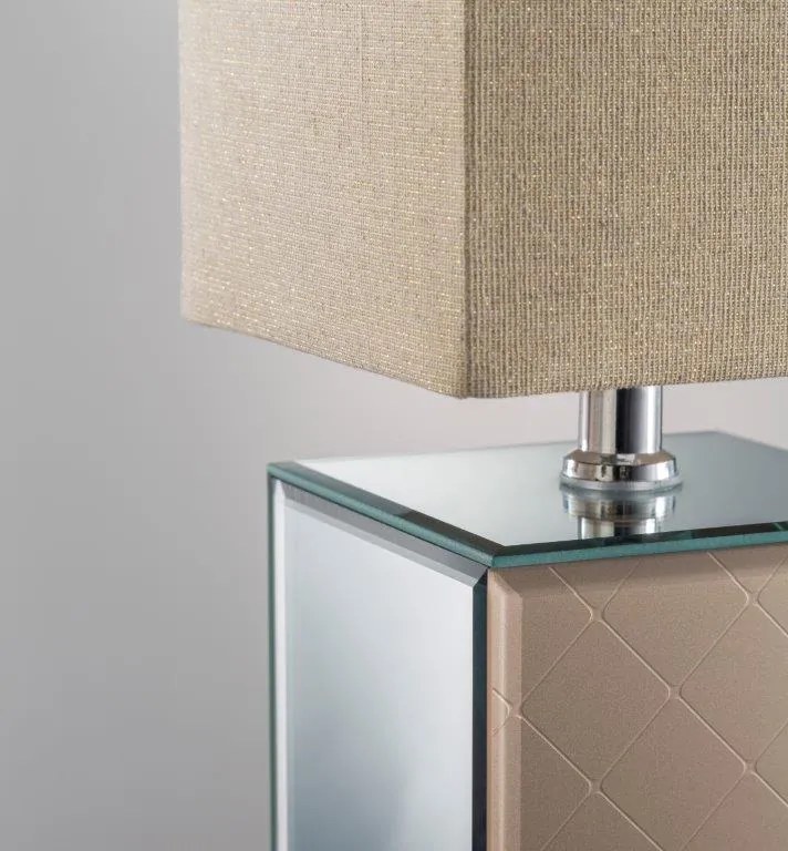 Επιτραπέζιο φωτιστικό F&amp;H Bert mini-Χρυσό - Καθρέπτης