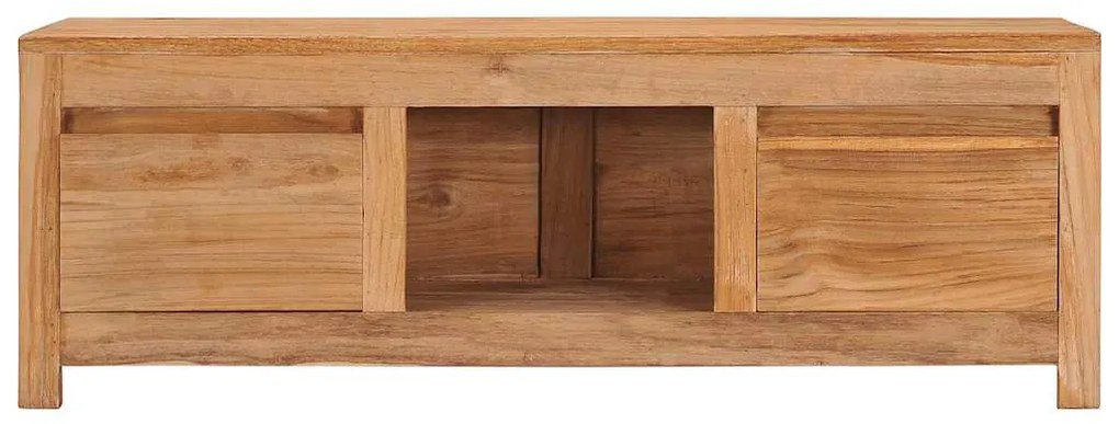 vidaXL Έπιπλο Τηλεόρασης 100 x 30 x 35 εκ. από Μασίφ Ξύλο Teak