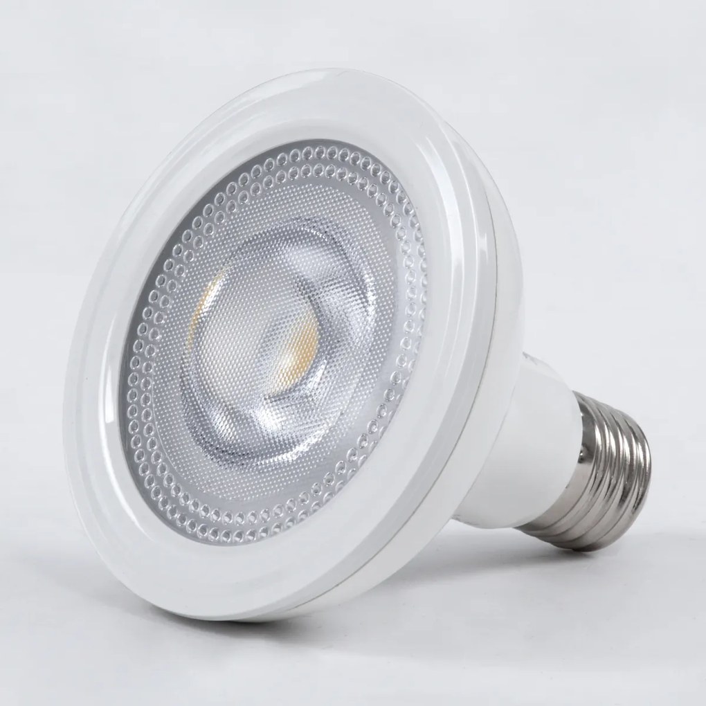 GloboStar® 60089 Λάμπα LED E27 PAR30 Σποτ 15W 1410lm 12° AC 220-240V IP20 Φ9.5 x Υ9.5cm Θερμό Λευκό 2700K - 3 Years Warranty