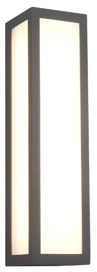 Απλίκα Επιτοίχια 9xH36cm Ανθρακί Εξ.Χώρου IP54 LED 10,5w 3000K 1300lm Trio Lighting Fuerte 226260142
