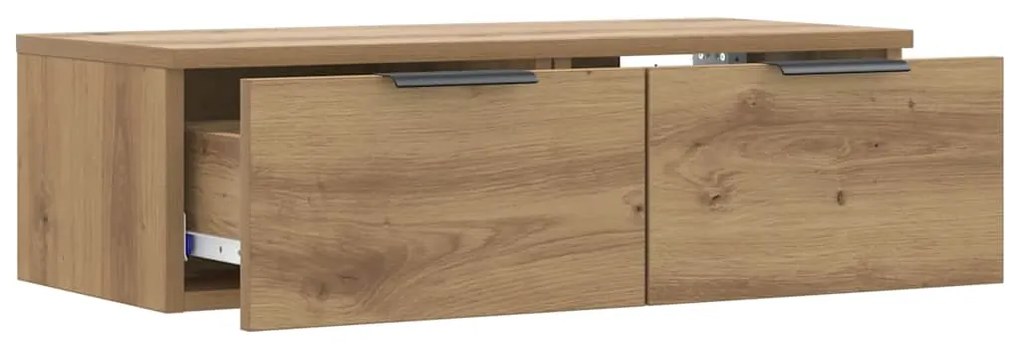 vidaXL Ντουλάπι Τοίχου Αρτισιανή Δρυς 68x30x20 εκ. Επεξεργασμένο Ξύλο