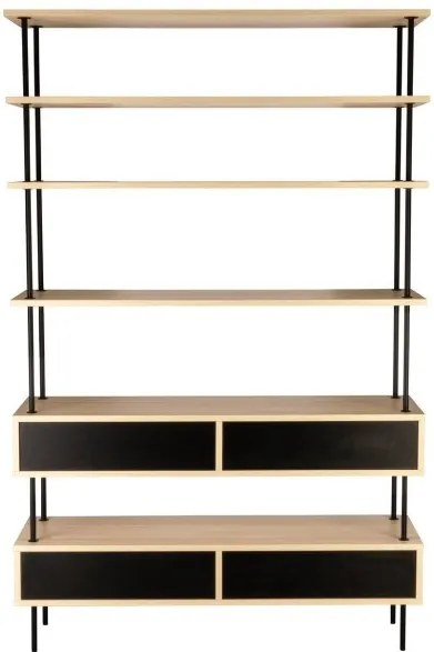 Ραφιέρα 185cm Ανοικτό Καφέ 2 Ντουλάπια Digos 424795 Eglo 424795