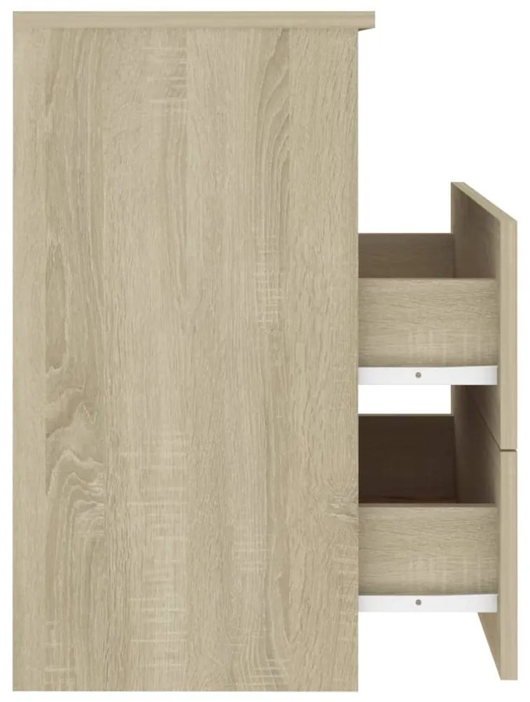 vidaXL Κομοδίνο Sonoma Δρυς 50 x 32 x 60 εκ.