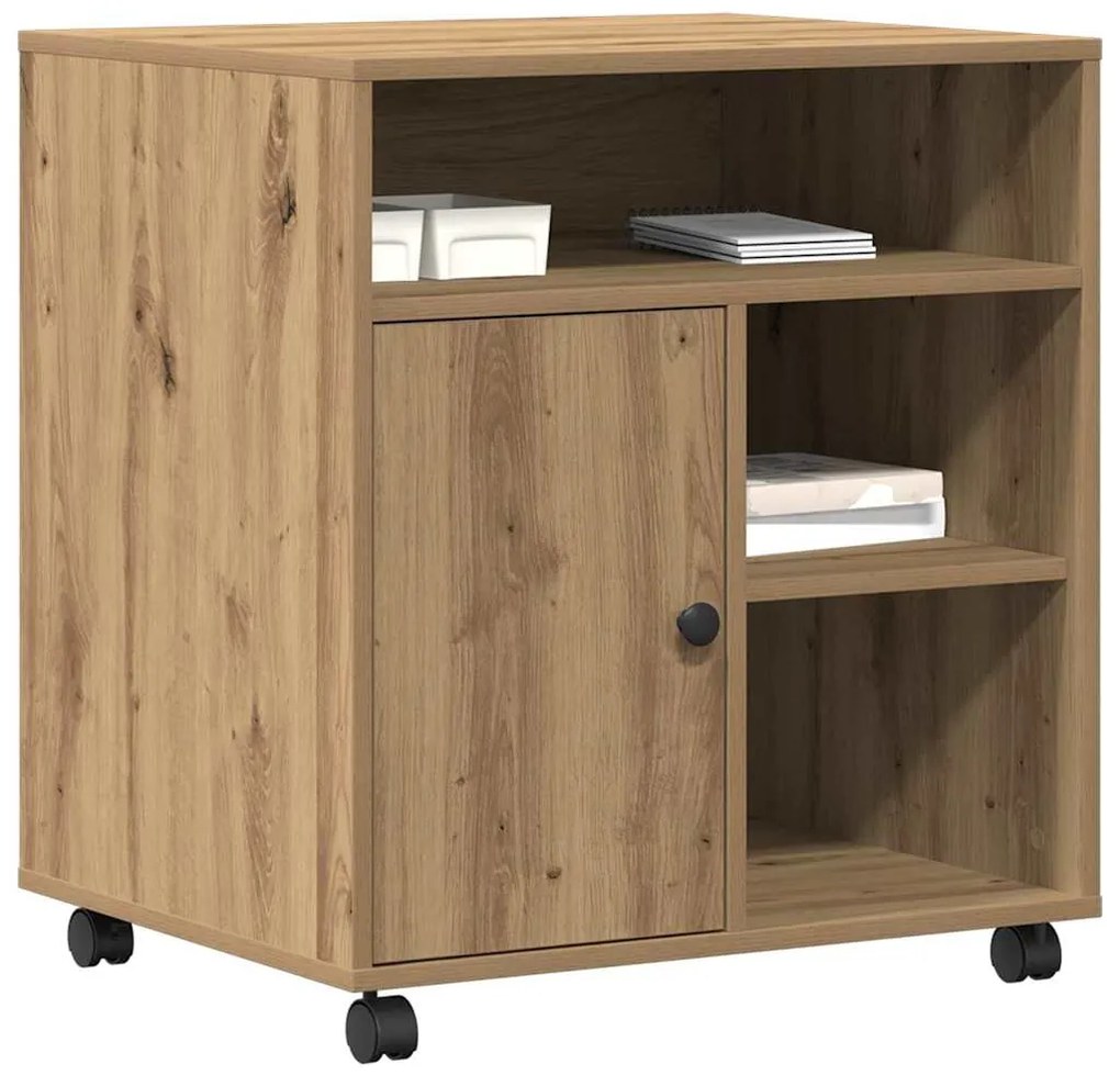 vidaXL Σταντ Εκτυπωτή artisan δρυς 60 x 50 x 67 εκ. Επεξεργασμένο ξύλο