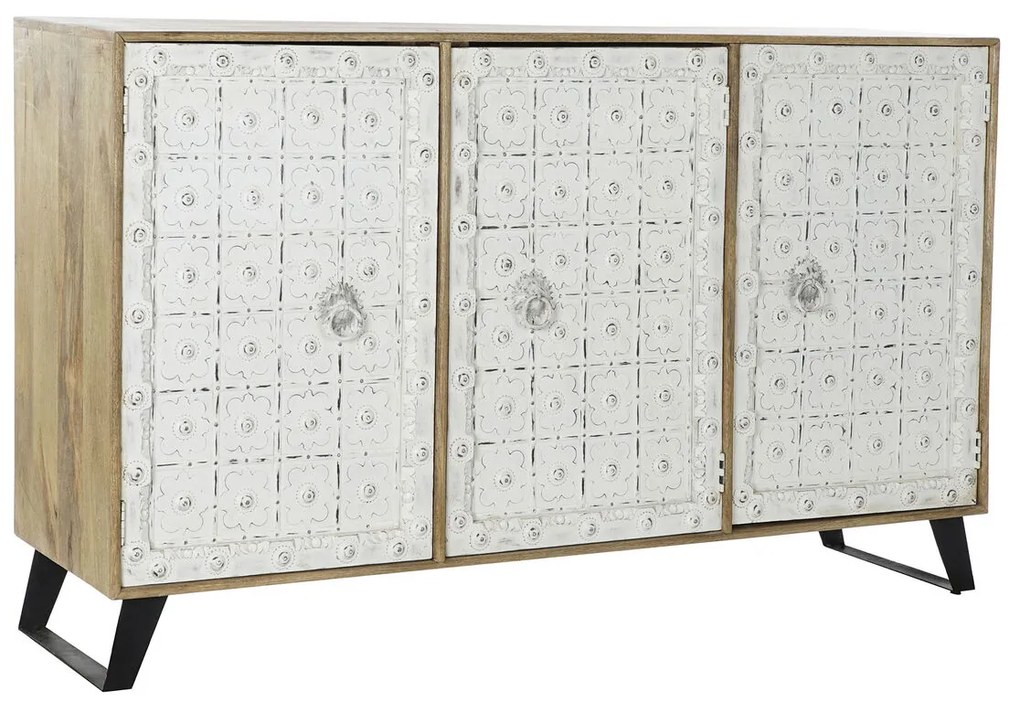 Σκευοθήκη DKD Home Decor   Λευκό Φυσικό Ξύλο από Μάνγκο 165 x 45 x 100 cm