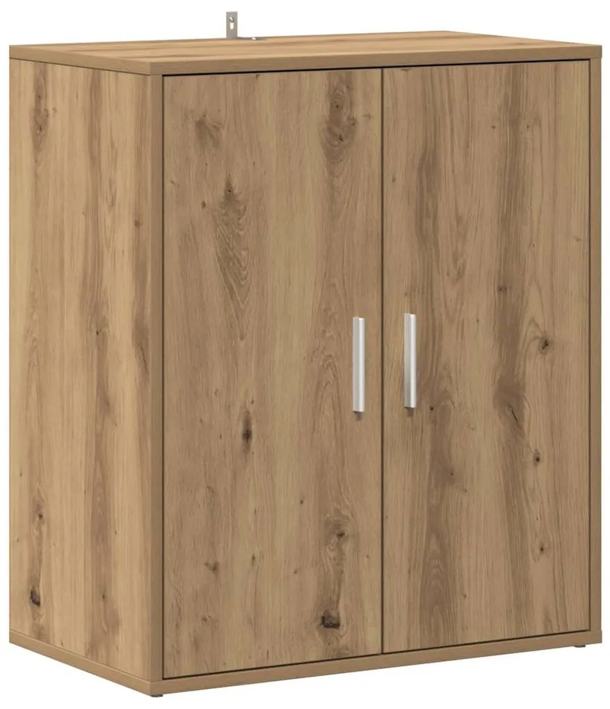 vidaXL Παπουτσοθήκη Τεχνίτης Δρυς 60x35x70 εκ. από Επεξεργασμένο Ξύλο