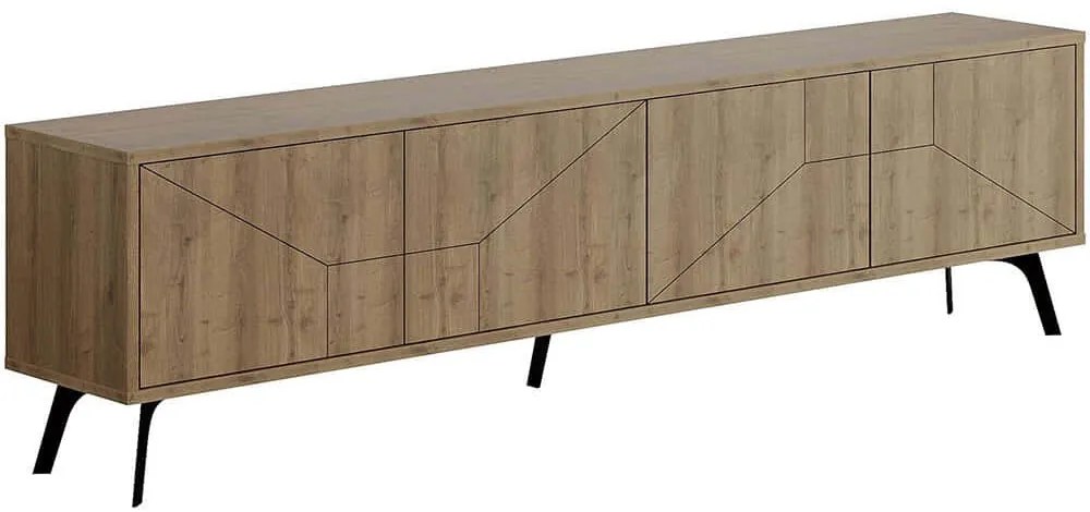 Έπιπλο Τηλεόρασης Dune 855DTE3173 180x29,6x50cm Light Brown
