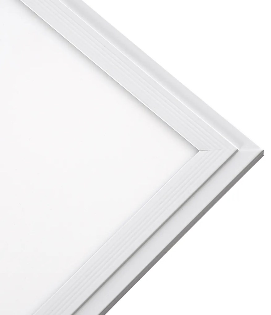 GloboStar® 60213-1 Χωνευτό LED Panel Milky Super Slim 120x30cm 48W 4560lm 120° CRI≥80Ra UGR<19 AC 220-240V IP20 Μ120 x Π30 x Υ1.5cm - Φυσικό Λευκό 4500K - TÜV Certified Driver - 5 Χρόνια Εγγύηση