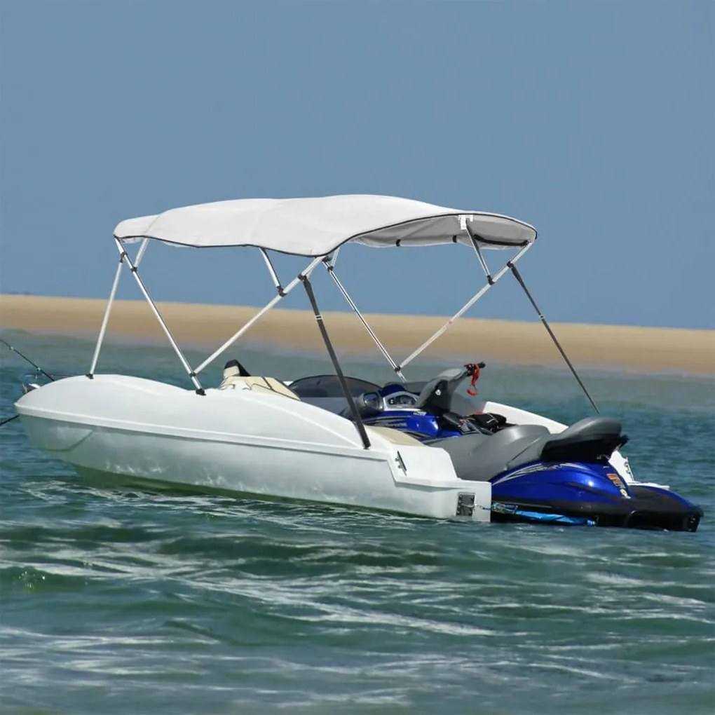 vidaXL Τέντα Σκάφους με 4 Αψίδες Τοιχώματα 243x(230-244)x137 εκ.