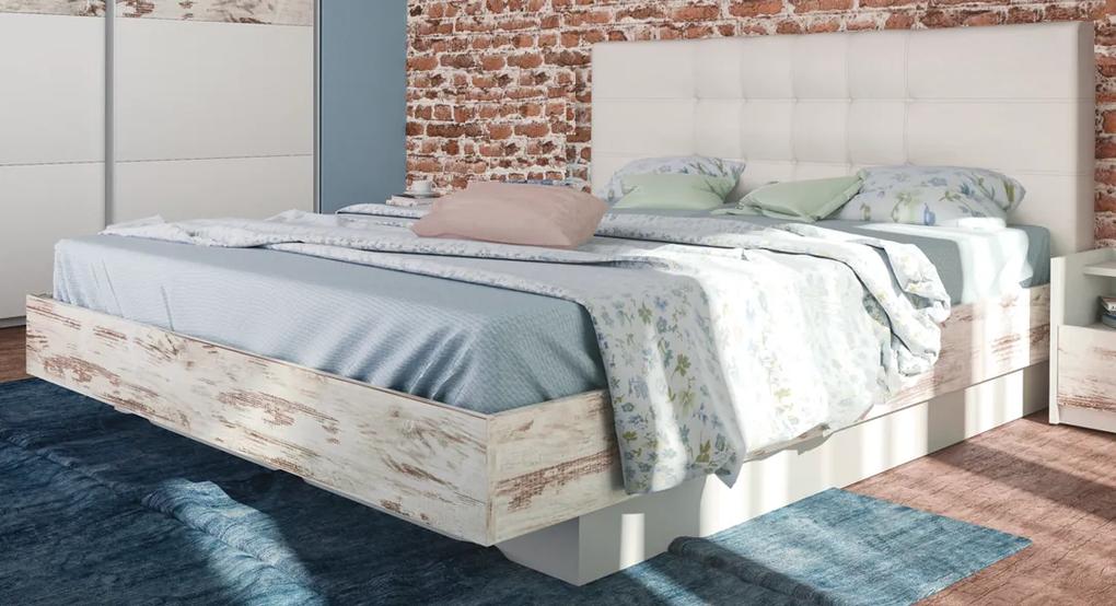 Κρεβάτι ξύλινο με δερμάτινη/ύφασμα LIMITED 160x200 DIOMMI 45-233