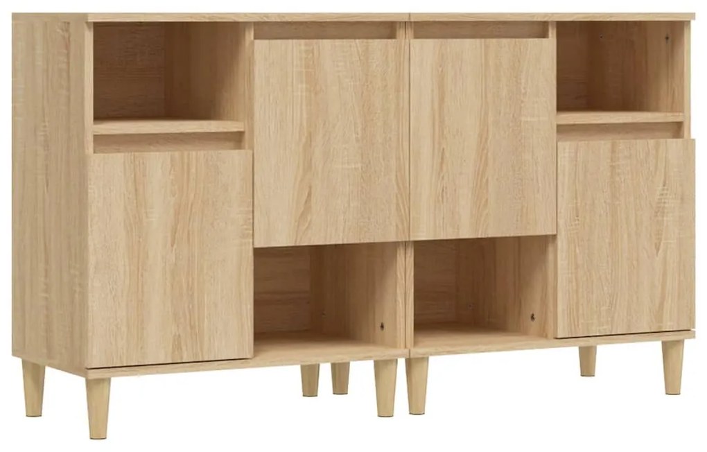 vidaXL Ντουλάπια 2 τεμ. Sonoma Δρυς 60x35x70 εκ. Επεξεργασμένο Ξύλο
