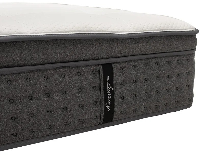 ΣΤΡΩΜΑ LUXURY PAKOWORLD POCKET SPRING+GEL MEMORY FOAM+LATEX 34-36CM 160X200ΕΚ