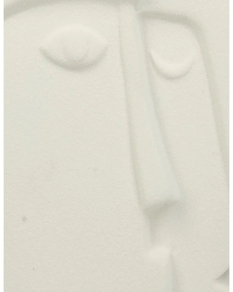 Βάζο Πρόσωπο Λευκό Κεραμικό 13.5x8.5x15.3cm - Κεραμικό - 05153878