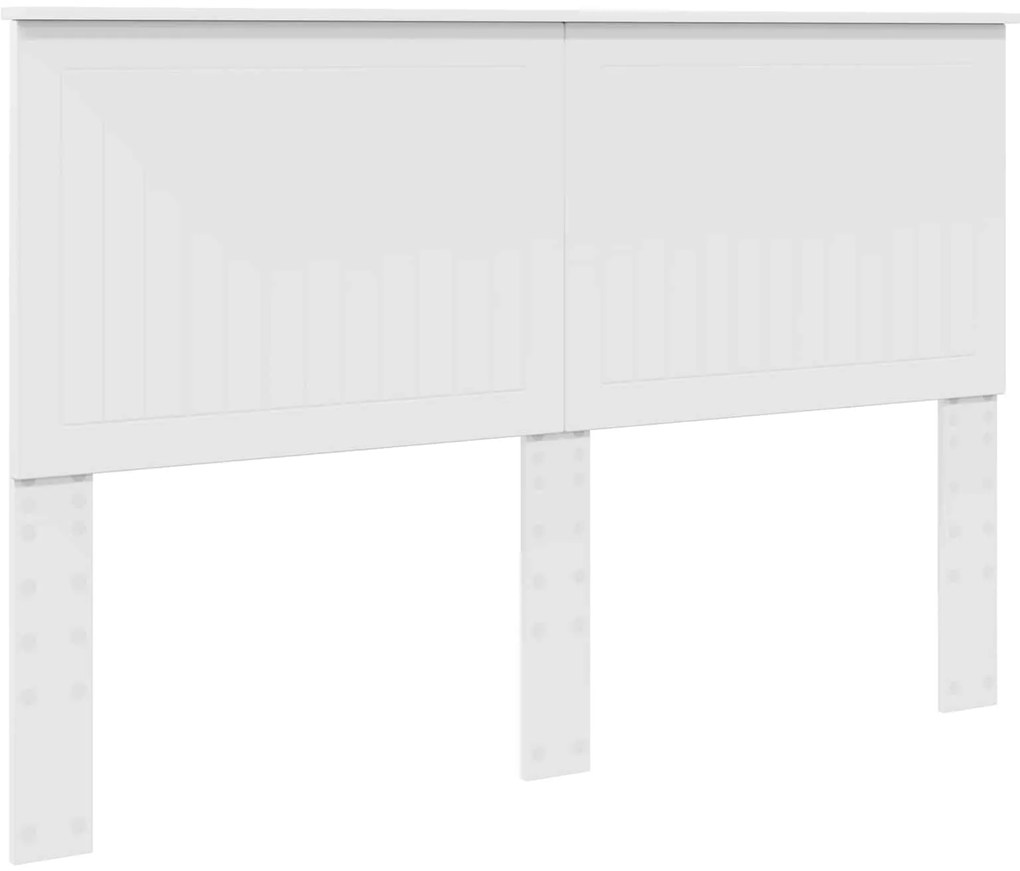 vidaXL Σκελετός Κρεβατιού Λευκό 150 x 200 cm Μηχανήματος Ξύλο