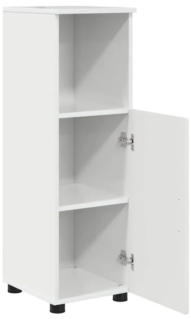 vidaXL Σετ Επίπλων Μπάνιου 3 pcs Γυαλιστερό λευκό 76,5 x 35 x 64 εκ