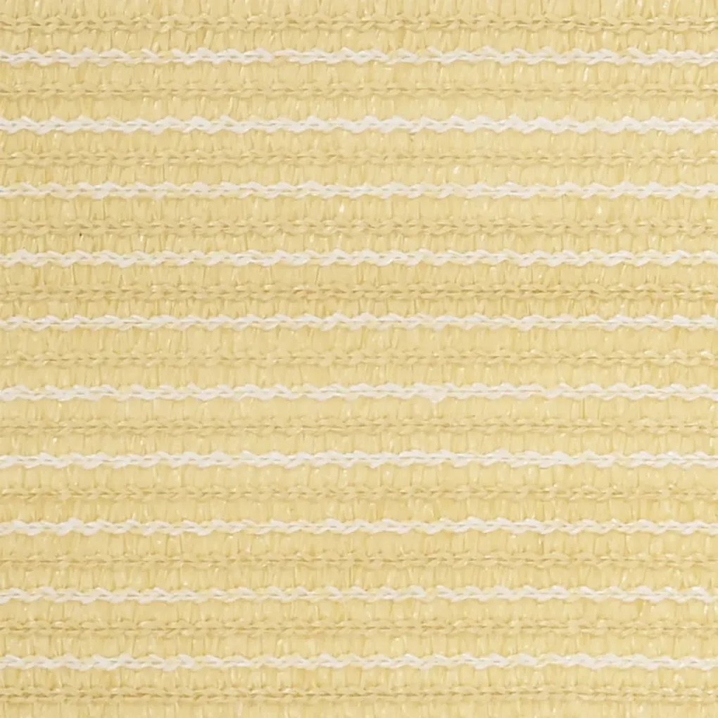 vidaXL Διαχωριστικό Βεράντας Μπεζ 90 x 300 εκ. από HDPE