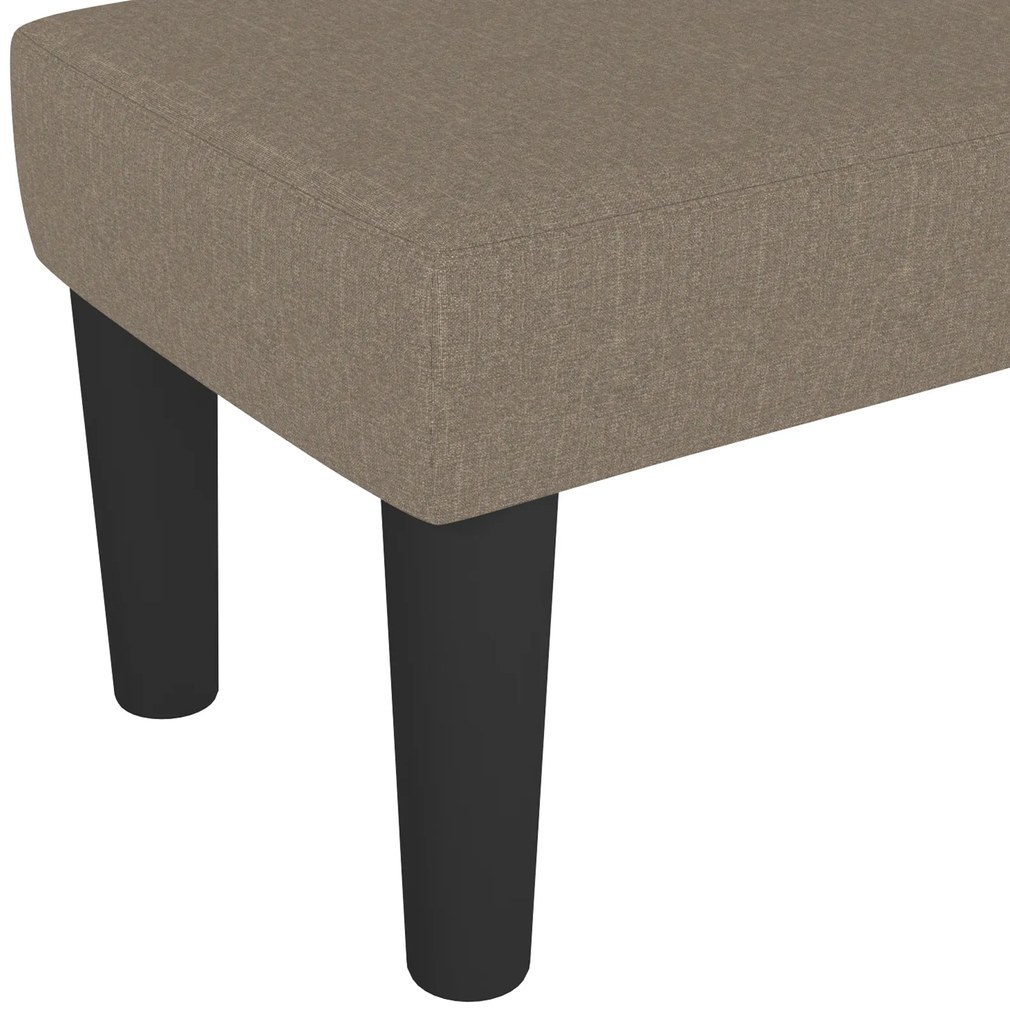 vidaXL Πάγκος Taupe 100x30x30 εκ. Υφασμάτινος
