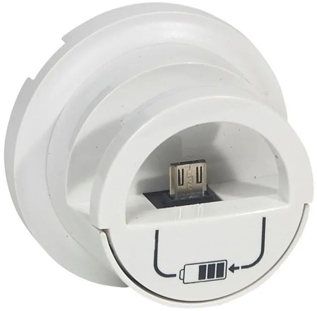 Πλακίδιο Dock με 2xUSB IP40 Λευκό Celiane 068210 Legrand-68210-Λευκό 068210