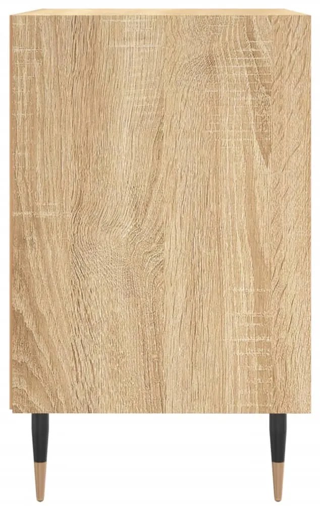 vidaXL Κομοδίνα 2 τεμ. Sonoma Δρυς 40x30x50 εκ. από Επεξεργασμένο Ξύλο