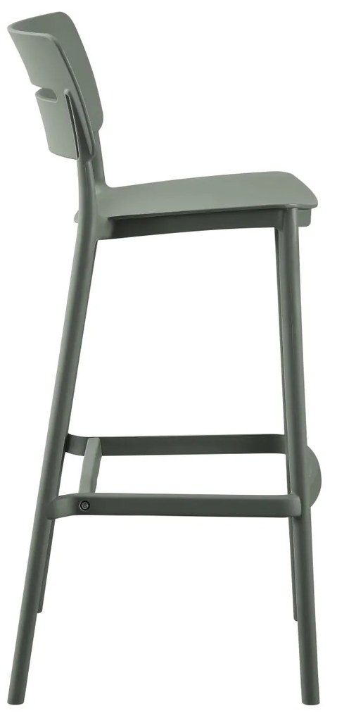 ΣΚΑΜΠΟ BAR ΠΟΛΥΠΡΟΠΥΛΕΝΙΟΥ SNOD2  OLIVE GREEN 37,2x50x101,5Υεκ. 37.2x50x101.5 εκ.