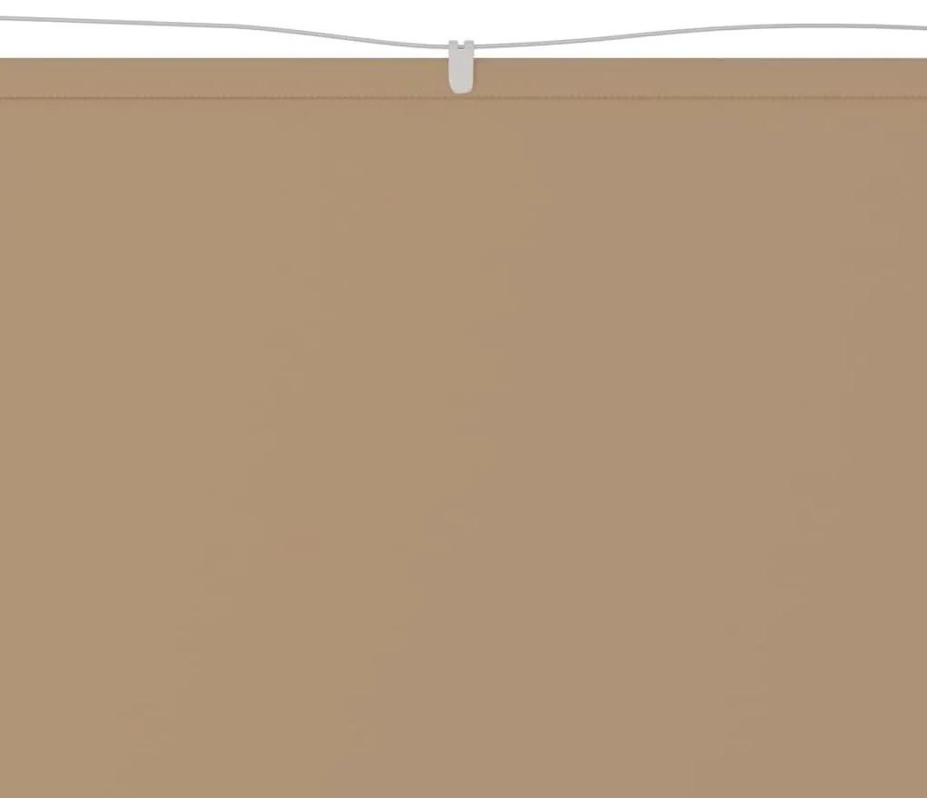 Τέντα Κάθετη Taupe 180 x 1200 εκ. από Ύφασμα Oxford - Μπεζ-Γκρι