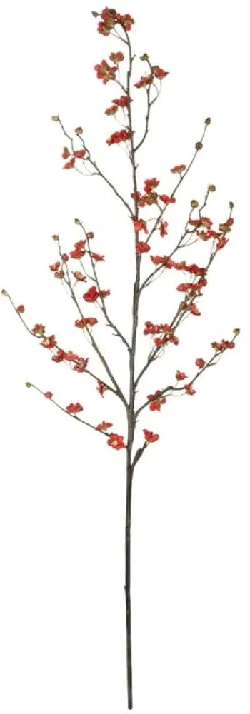 Τεχνητό Λουλούδι Cherry Blossom 21455 110cm Red GloboStar Πολυαιθυλένιο