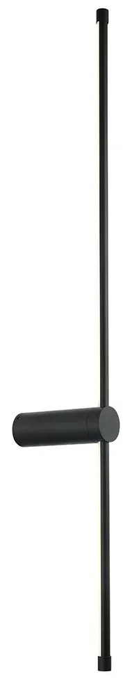 Φωτιστικό Τοίχου - Απλίκα 20116 Led 3000K 20W Black Matt Aluminum,Acrylic