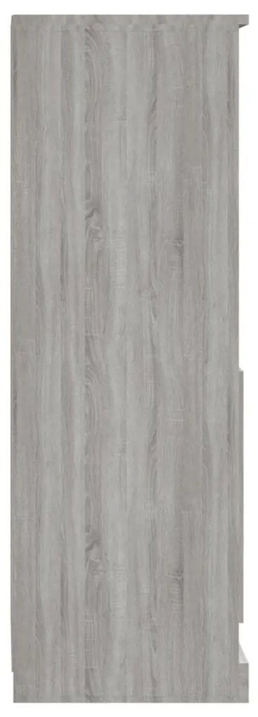 vidaXL Ντουλάπι Γκρι sonoma 36x35,5x103,5 εκ. από Επεξεργασμένο Ξύλο