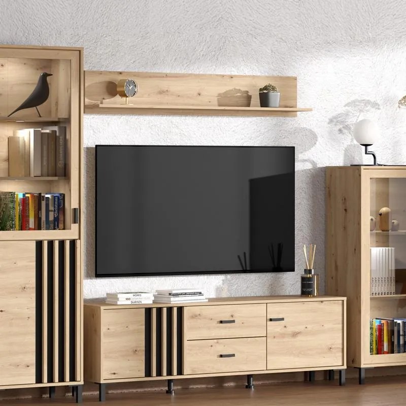 Ράφι Τοίχου Laval ZP Artisan Oak 120x20x24 εκ 120x20x24 εκ.