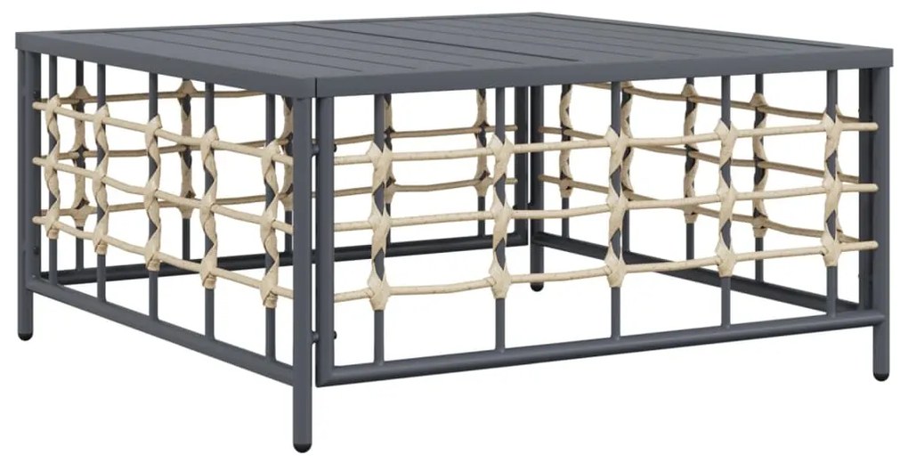 vidaXL Σαλόνι Κήπου Σετ 5 Τεμαχίων Ανθρακί Συνθετικό Ρατάν &amp; Μαξιλάρια