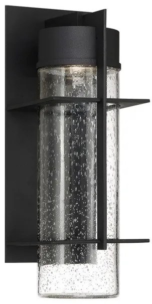 Απλίκα Φωτιστικό Τοίχου LED 10W Μαύρο IP44  41cm  Eames QN-EAMES-LED-L-EK Quintiesse Elstead Lighting-QN-EAMES-LED-L-EK-Μαύρο QN-EAMES-LED-L-EK