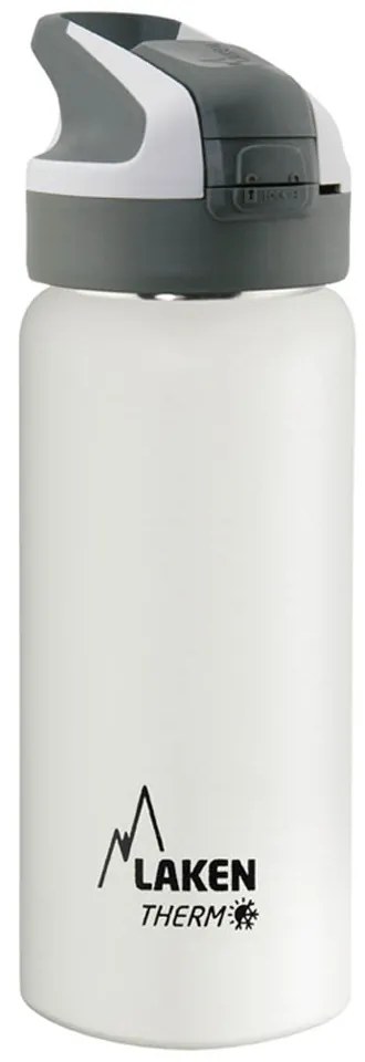 Παγούρι - Θερμός 500ml Με Καλαμάκι Laken Λευκό
