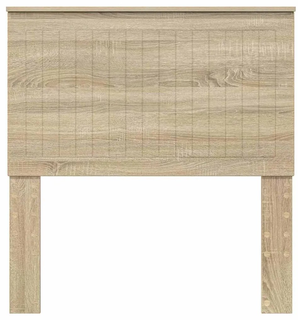 vidaXL Κεφαλάρι με κεφαλάρι Δρύς Sonoma 90 cm Επεξεργασμένο ξύλο