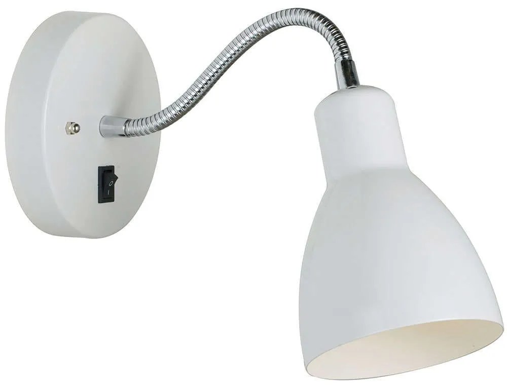 Φωτιστικό Τοίχου Cyclone Flex 72991001 37x37cm 1xE14 15W White Nordlux Metal