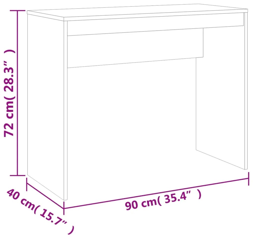 ΓΡΑΦΕΙΟ ΧΡΩΜΑ SONOMA ΔΡΥΣ 90 X 40 X 72 ΕΚ. ΑΠΟ ΜΟΡΙΟΣΑΝΙΔΑ 800381