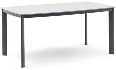ΤΡΑΠΕΖΙ ΚΗΠΟΥ Fylliana ”Asanio” ΓΚΡΙ ΧΡΩΜΑ 160x90x75εκ 0044-124-004