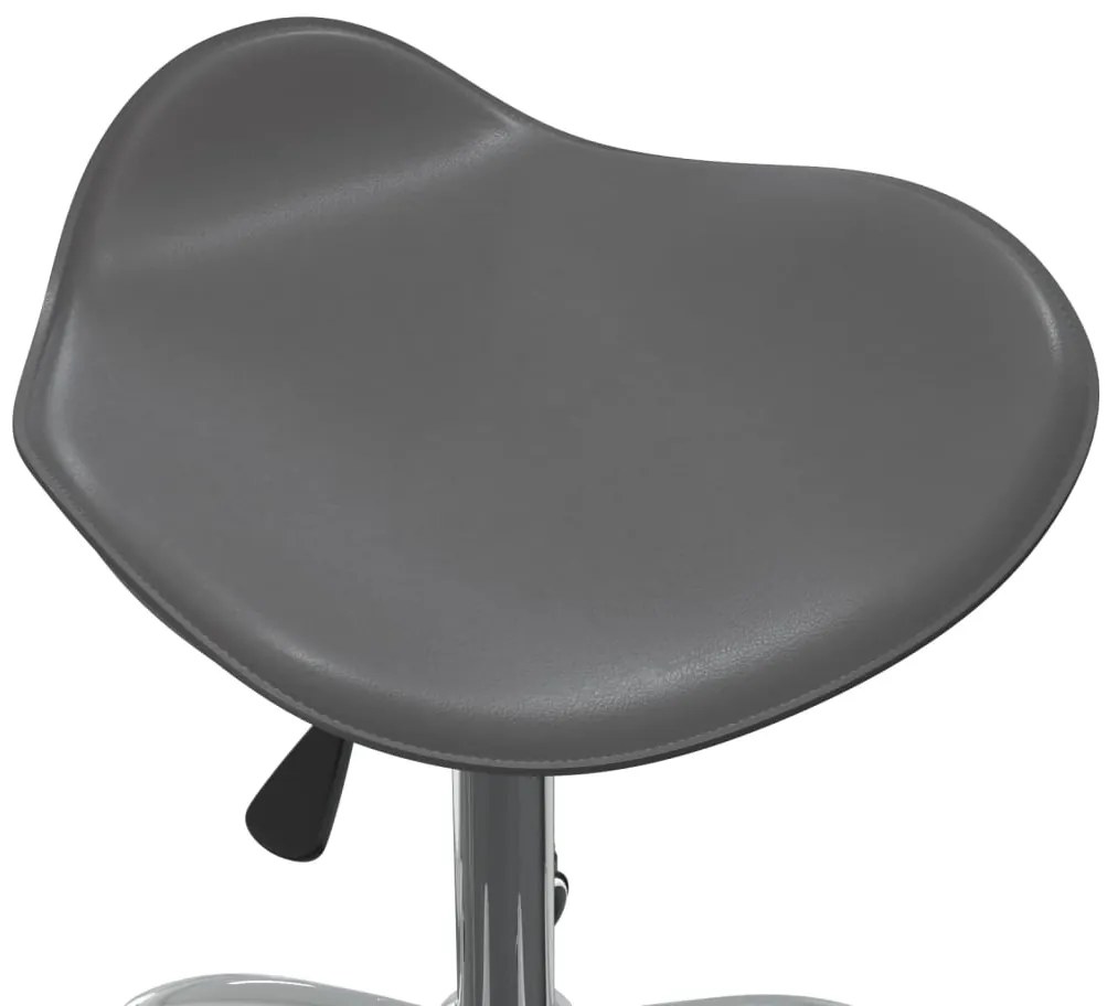 vidaXL Καρέκλα Γραφείου Γκρι από Συνθετικό Δέρμα