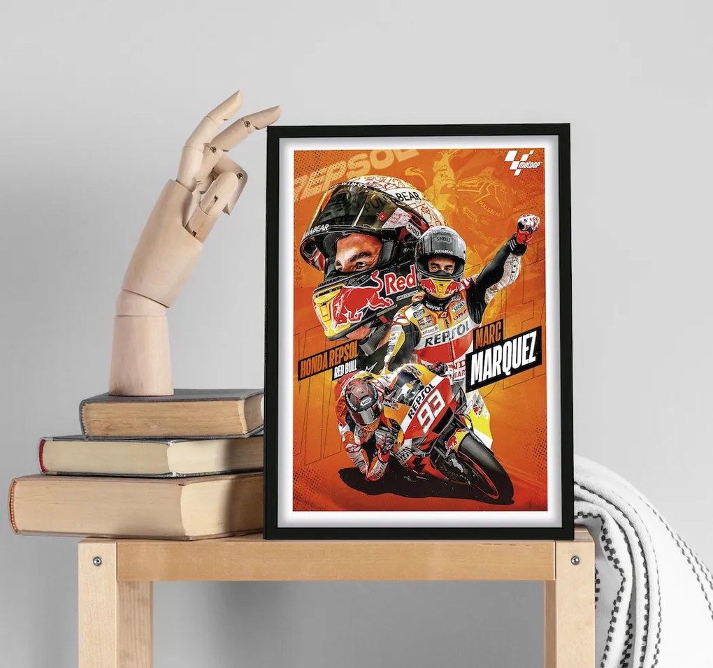 Πόστερ &amp; Κάδρο MotoGp GP010 21x30cm Εκτύπωση Πόστερ (χωρίς κάδρο)