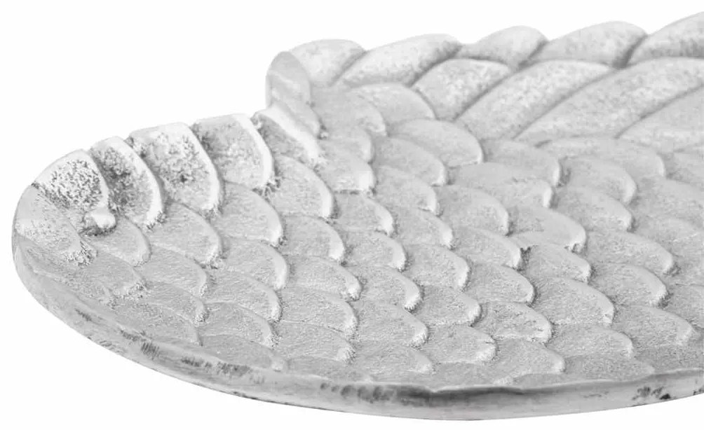 vidaXL Καλάθι Φρούτων 2 pcs Ασημί 40 x 18 x 2.5 εκ. Αλουμίνιο