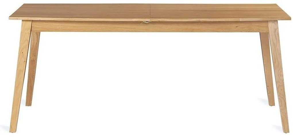 Τραπέζι Springfield A112, Δρυς, 75x90x180cm, Επιμήκυνση, Φυσικό ξύλο καπλαμά, Ινοσανίδες μέσης πυκνότητας