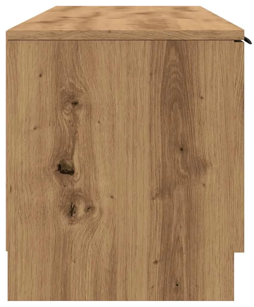 vidaXL ντουλάπι τηλεόρασης Artisan Oak 140x35x40cm Κατασκευασμένο ξύλο