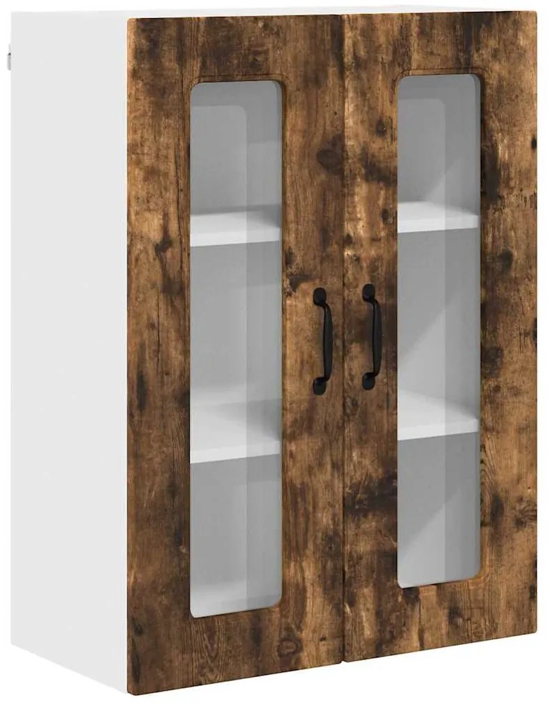 vidaXL Ντουλάπα Κουζίνας με ράφι Καπνιστό Δρύς 60 x 31 x 80 εκ.