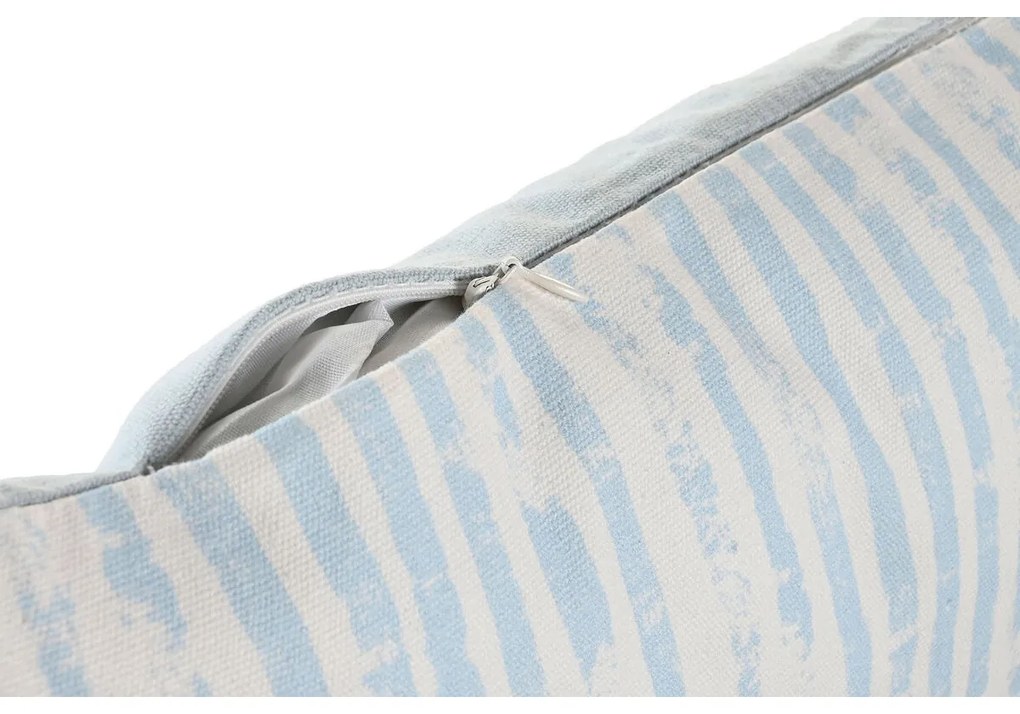 Μαξιλάρι DKD Home Decor 50 x 15 x 30 cm Ρίγες Μπλε Λευκό Μεσογείακός