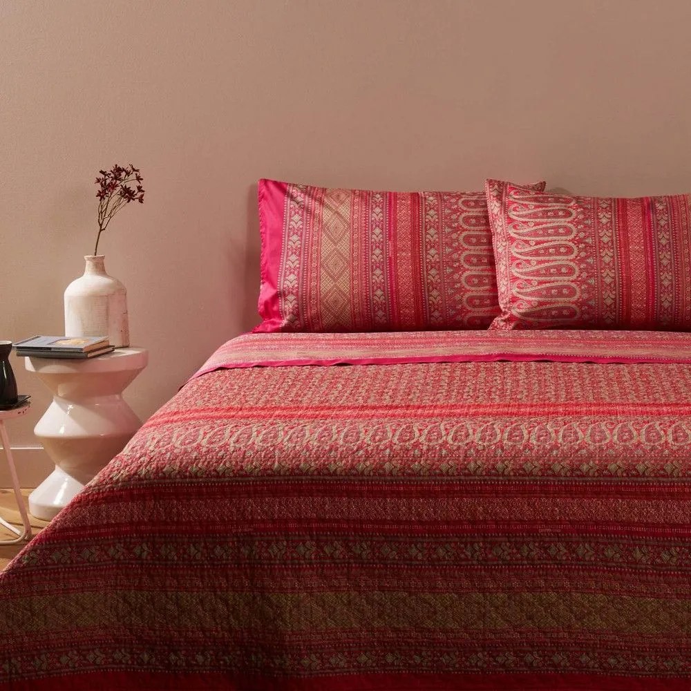 Σεντόνια Ρ. Ducale (Σετ 4τμχ) Pink Bassetti Υπέρδιπλo 250x280cm 100% Cotton Satin